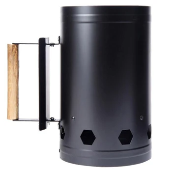 Инструменты для барбекю Бочки для розжига древесного угля с быстрой точкой розжига угольной печи Инструменты для барбекю на открытом воздухе Бамбуковый стартер для дымохода