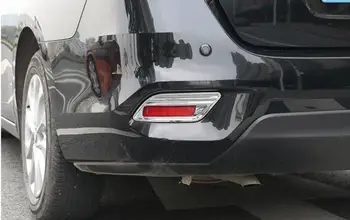 Для Nissan Sentra 2016 2017 2018 ABS Хромированный стайлинг автомобиля Задняя противотуманная фара Крышка лампы Отделка Отражатель Гарнир Абажур Рамка
