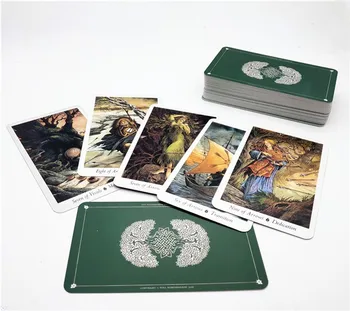 Гадание по волшебному Дикому дереву, гадание по судьбе, карточная игра Таро для личного использования, настольная игра, колода из 78 карт, Английская карта