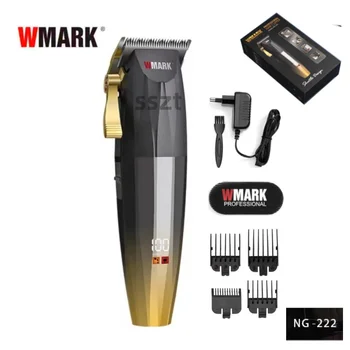 2023 Новая Профессиональная перезаряжаемая машинка для стрижки волос WMARK NG-222 Advanced hairdresser Беспроводная машинка для стрижки волос Мужской триммер для волос