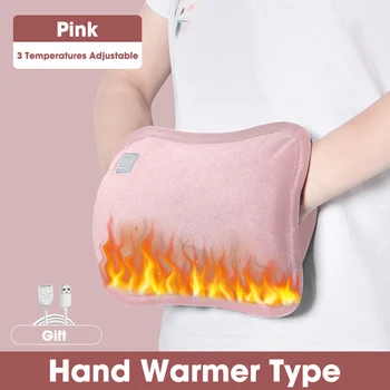 Интеллектуальная грелка для рук, портативная USB-сумка с электрическим подогревом, Горячая подушка, Умная Зимняя Тепловая грелка для рук, Обезболивающая терапия